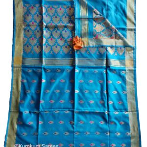 Handloom Chanderi (Sky Blue)