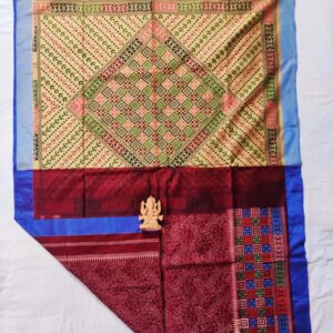 Printed Handloom (Maroon)