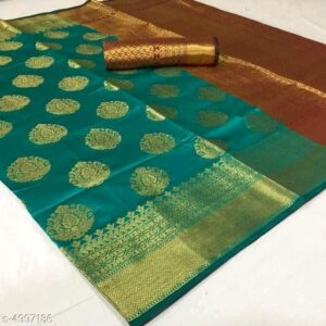 Jacquard Silk Blend (Pine Green)