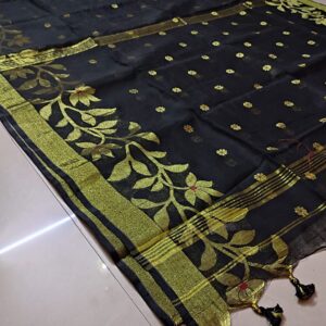 Handloom Swarnalata (Black)