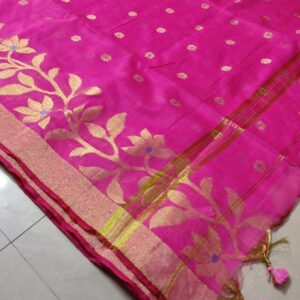 Handloom Swarnalata (Deep Pink)