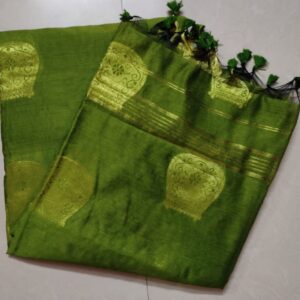 Handloom Kulozari (Trendy Green)