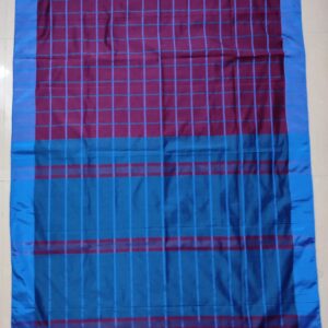 Check Handloom (Purple & Blue)